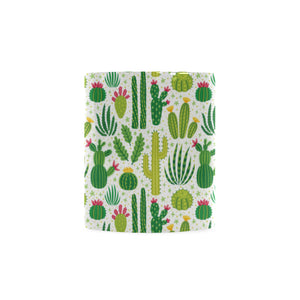 Cactus pattern copy Classical White Mug (Fulfilled In US)