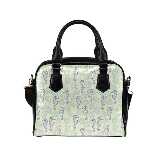 Seahorse shell pattern Shoulder Handbag