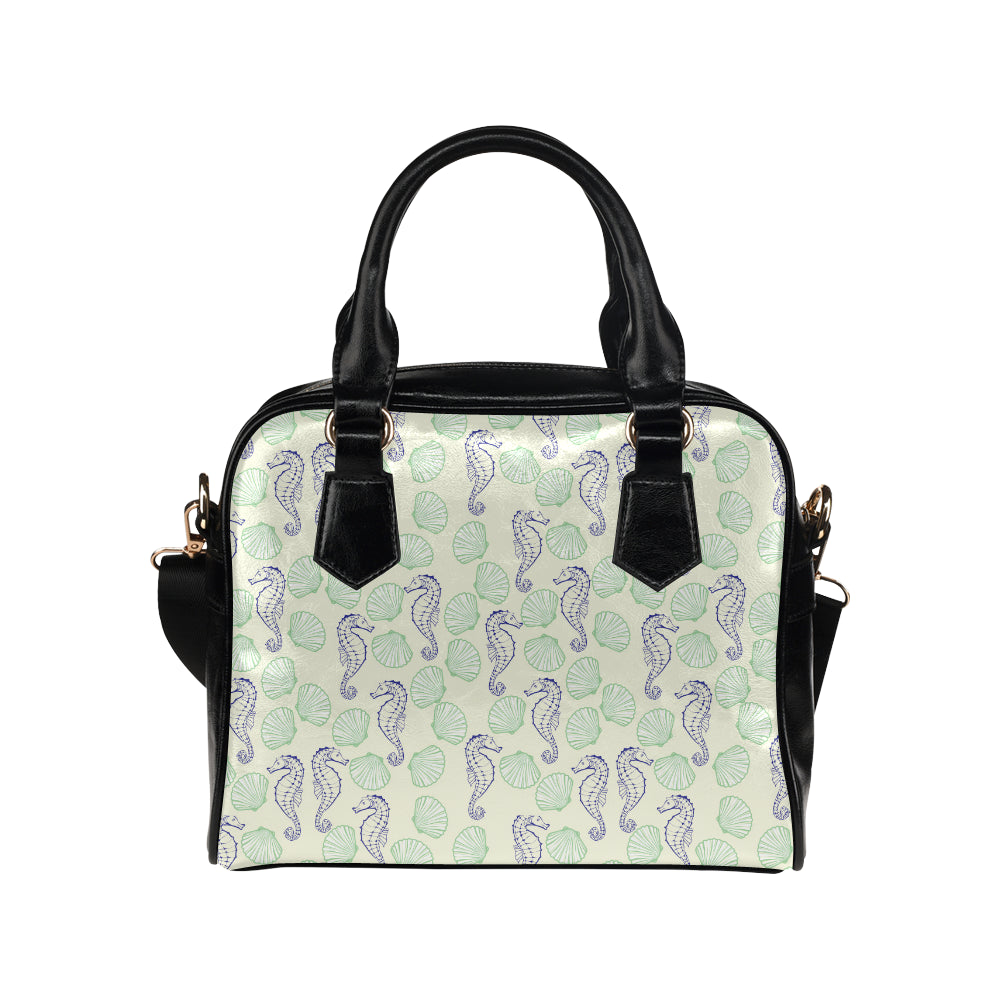 Seahorse shell pattern Shoulder Handbag