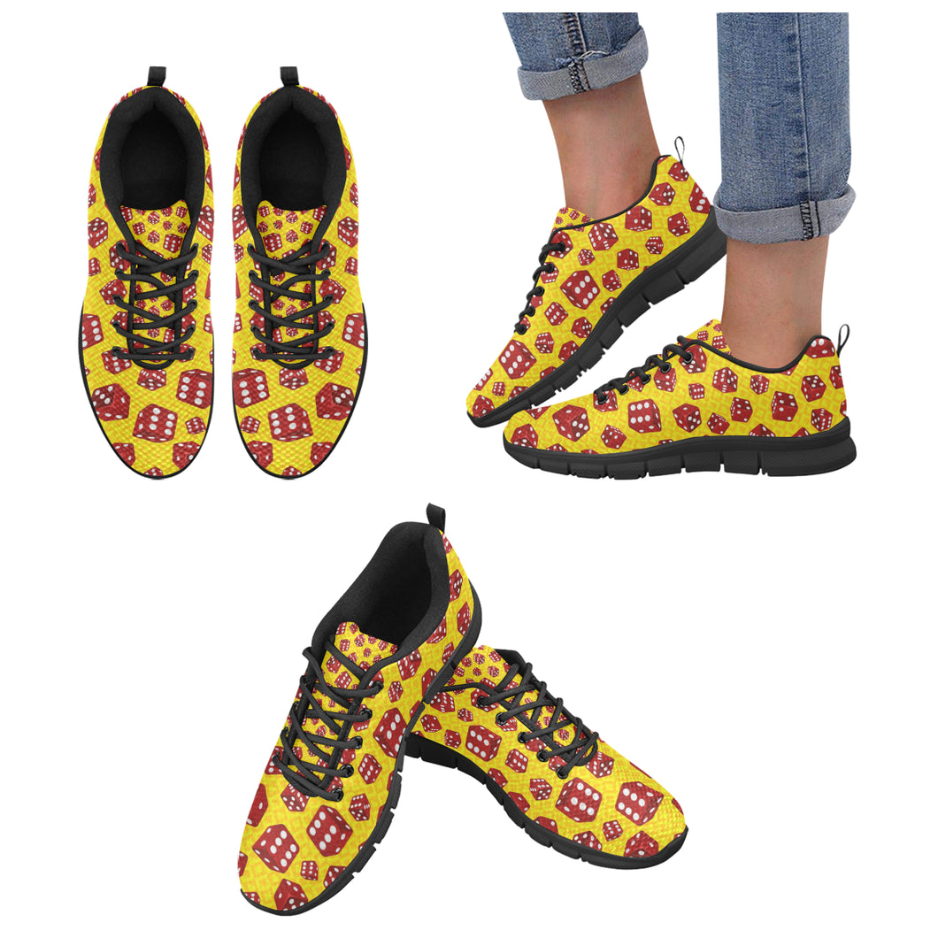 Dice Pattern Print Design 04 Women's Sneaker Shoes