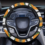papaya design pattern Car Steering Wheel Cover
