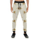 Bee honeycomb seamless design pattern Unisex Casual Sweatpants