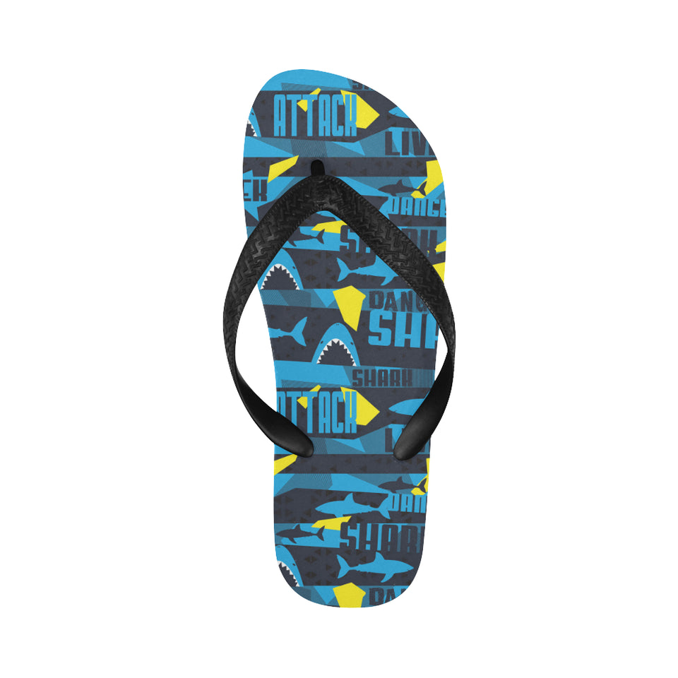 Shark dangerous Unisex Flip Flops