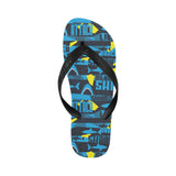 Shark dangerous Unisex Flip Flops