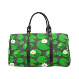 Frog waterlily pattern Travel Bag