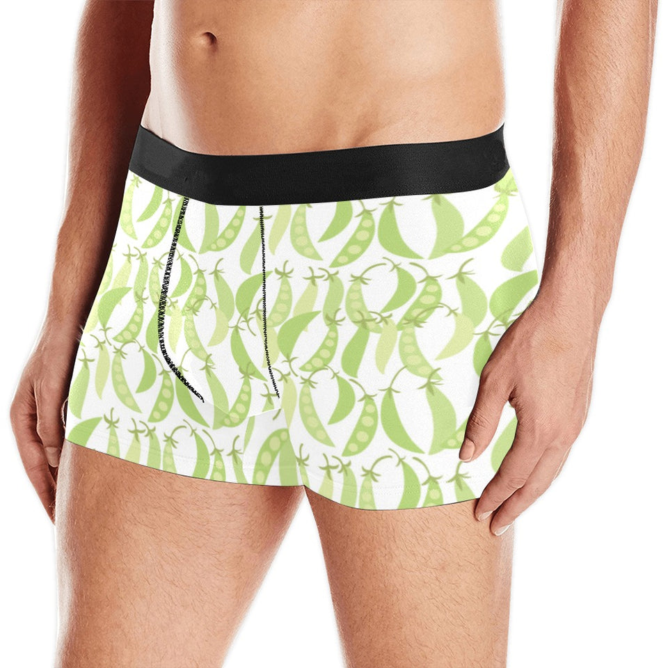 Green Peas Pattern Print Design 03 Men's All Over Print Boxer Briefs Men's Underwear