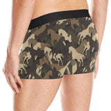 Horse Camouflage Pattern Men's All Over Print Boxer Briefs Men's Underwear