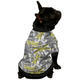 Hand drawn dragonfly pattern All Over Print Pet Dog Round Neck Fuzzy Shirt