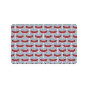 Sausage Pattern Print Design 02 Doormat