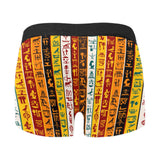 Egypt Hieroglyphics Pattern Print Design 01 Men's All Over Print Boxer Briefs Men's Underwear