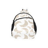 Cool gold moon abstract pattern All Over Print Chest Bag