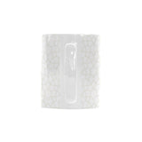 arabic white pattern Classical White Mug (Fulfilled In US)