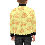 Cheese design pattern Kids' Boys' Girls' Bomber Jacket