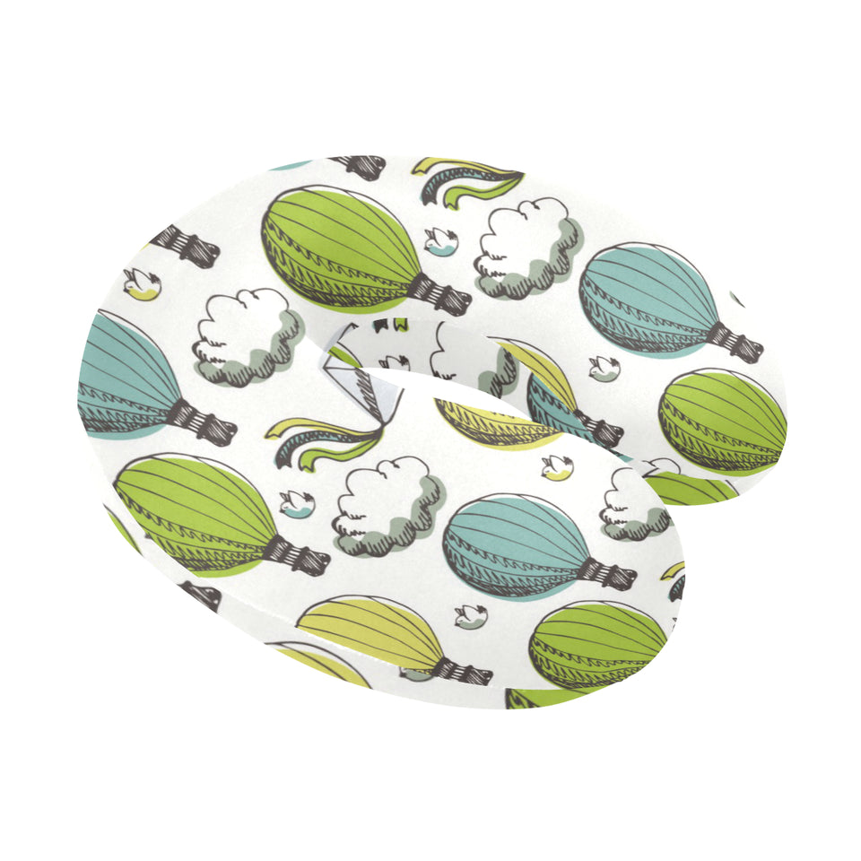 Hot Air Balloon Bird Cloud Pattern U-Shaped Travel Neck Pillow