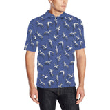 Seagull Pattern Print Design 03 Men's All Over Print Polo Shirt
