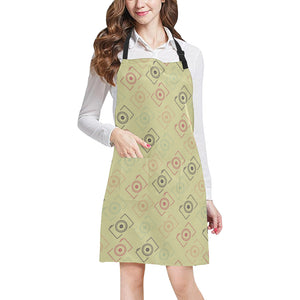 Camera Pattern Print Design 01 All Over Print Adjustable Apron