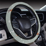 Beautiful deers Winter Christmas Car Steering Wheel Cover