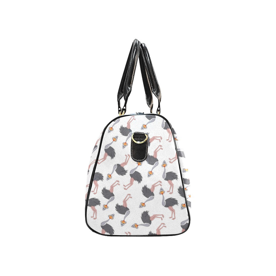 Ostrich Pattern Print Design 02 Travel Bag