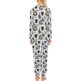 Lion Pattern Print Design 05 Women's All Over Print Pajama Set