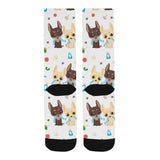 Cute Chihuahua dog pattern Crew Socks