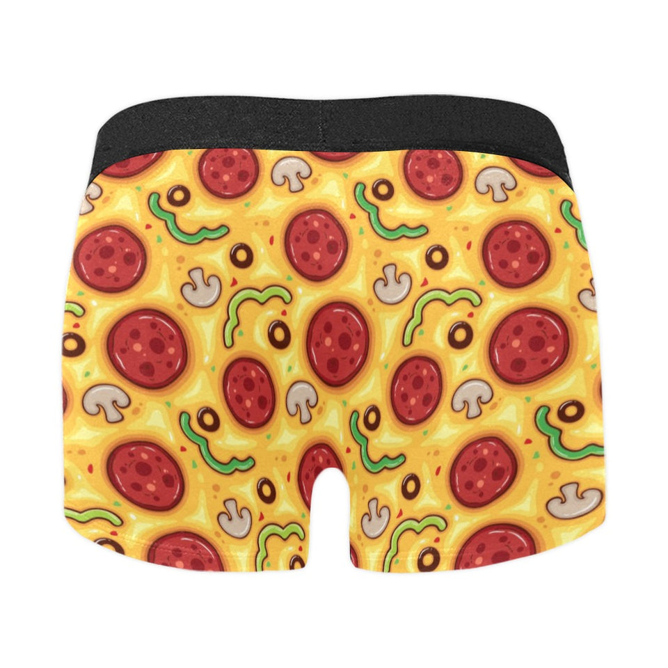 Pizza texture pattern Men's All Over Print Boxer Briefs Men's Underwear