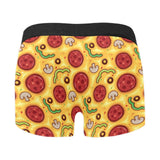 Pizza texture pattern Men's All Over Print Boxer Briefs Men's Underwear