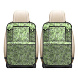 Canabis Marijuana Weed Pattern Print Design 01 Car Seat Back Organizer