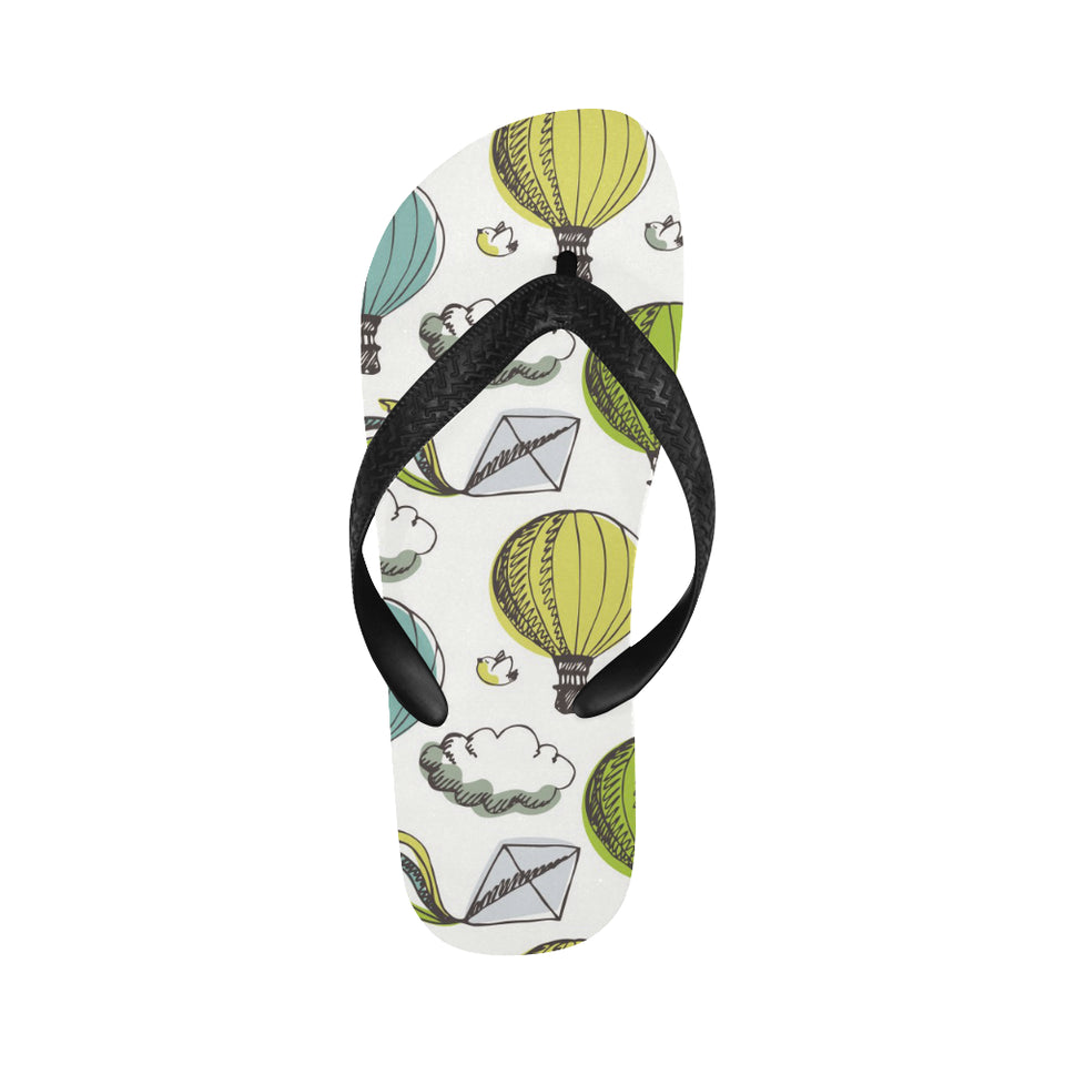 Hot Air Balloon Bird Cloud Pattern Unisex Flip Flops