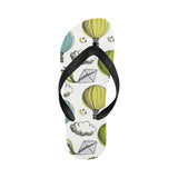 Hot Air Balloon Bird Cloud Pattern Unisex Flip Flops