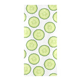 Cucumber slices pattern Beach Towel