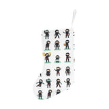 Cute ninja katana sword pattern Christmas Stocking