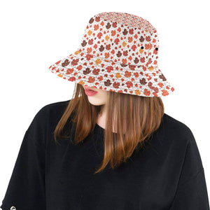 Colorful Maple Leaf pattern Unisex Bucket Hat