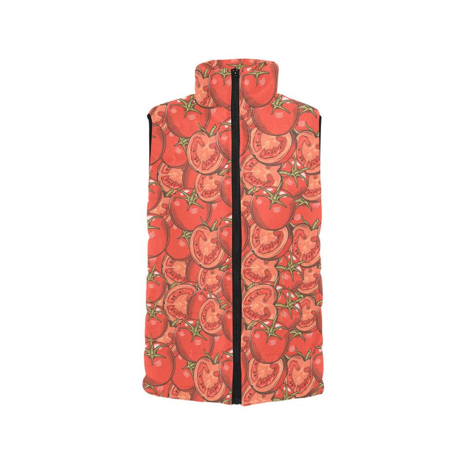 Red Tomato Pattern Women's Padded Vest