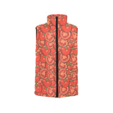 Red Tomato Pattern Women's Padded Vest