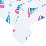 Sailboat anchor pattern Tablecloth