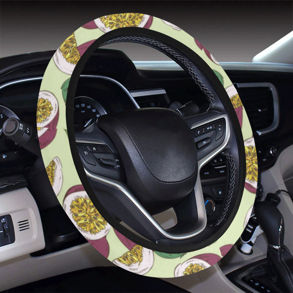 Paassion fruit pattern Car Steering Wheel Cover