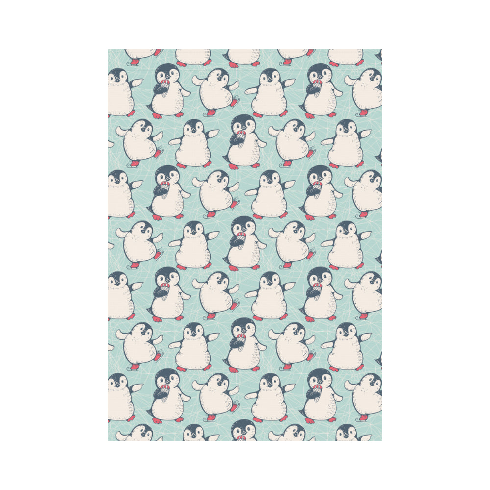 Cute Penguin pattern House Flag Garden Flag