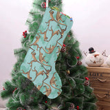 Monkey Palm tree background Christmas Stocking