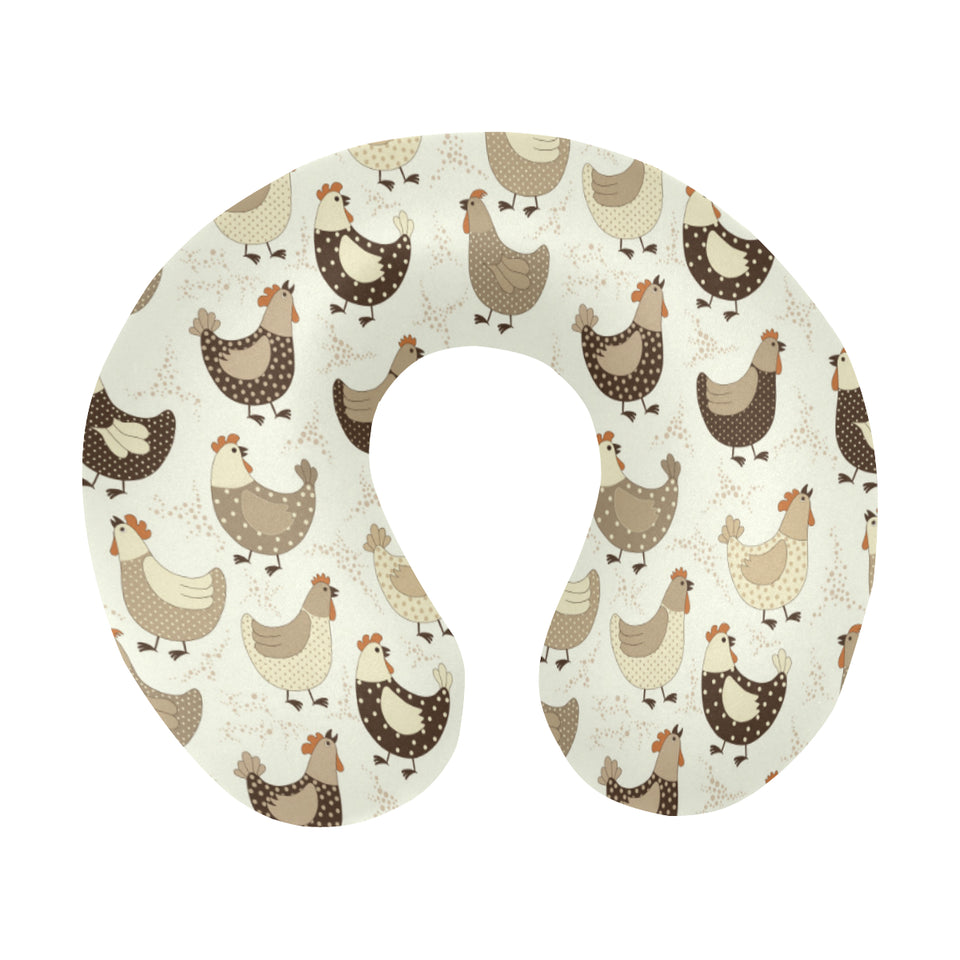 Cute rooster chicken cock U-Shaped Travel Neck Pillow