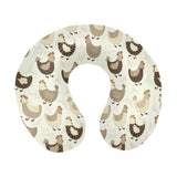 Cute rooster chicken cock U-Shaped Travel Neck Pillow