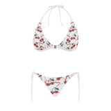Hand drawn cherry pattern Sexy Bikinis Two-Piece Swimsuits
