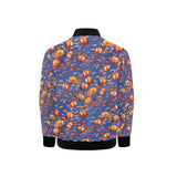 Clown Fish Pattern Print Design 04 Kids' Boys' Girls' Bomber Jacket
