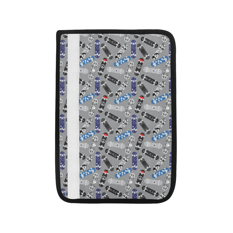 Skate Board Pattern Print Design 03 Car Seat Belt Cover