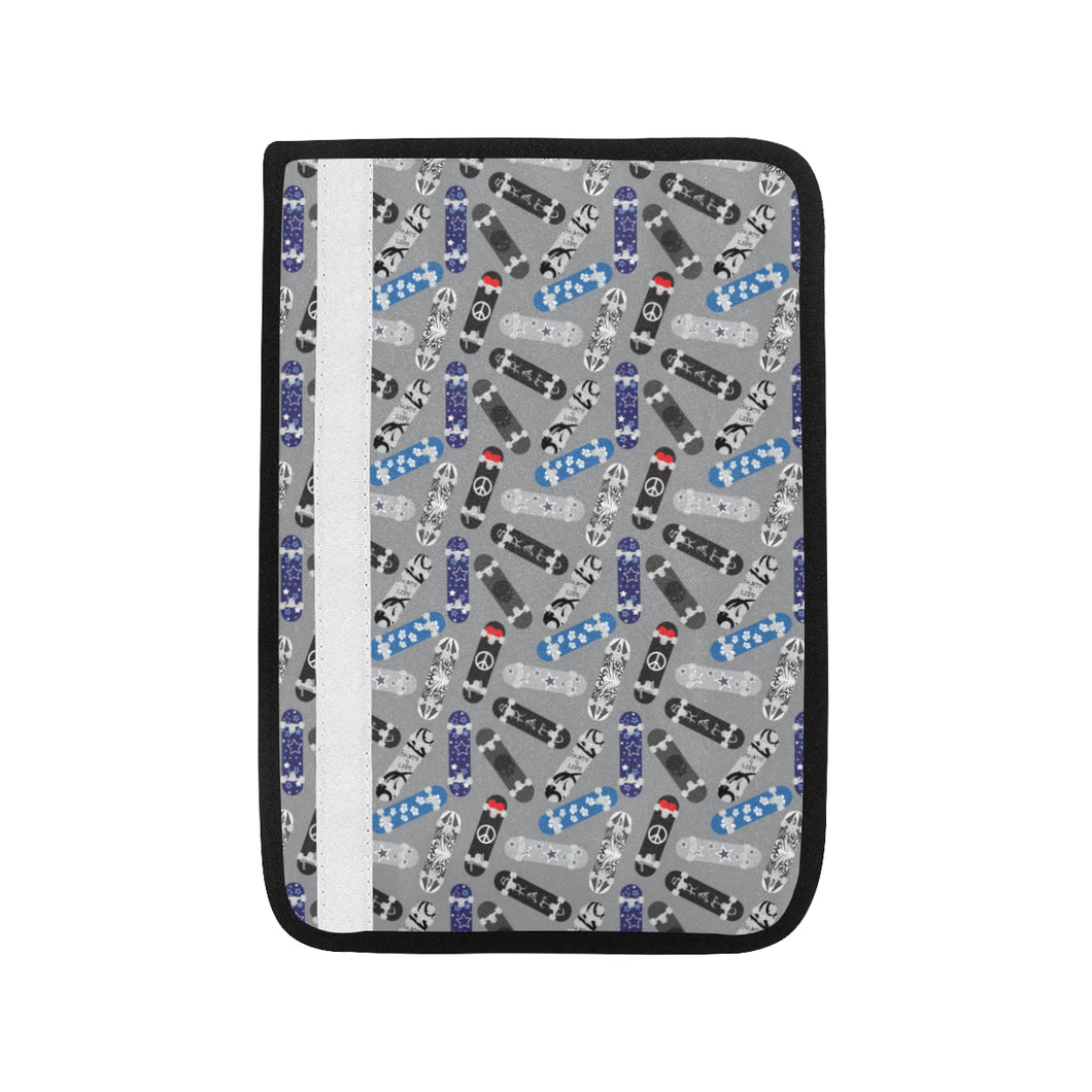 Skate Board Pattern Print Design 03 Car Seat Belt Cover