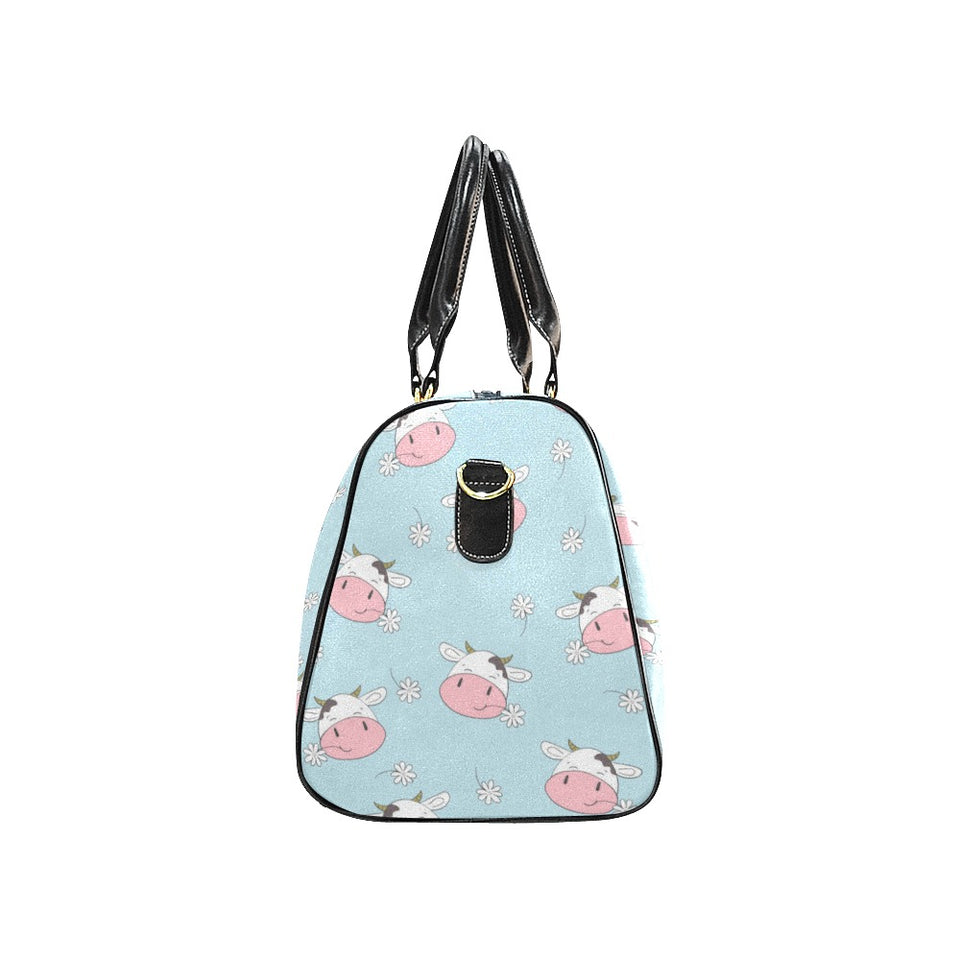 Cute cow flower pattern Travel Bag
