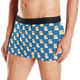 Golden Retriever Pattern Print Design 03 Men's All Over Print Boxer Briefs Men's Underwear