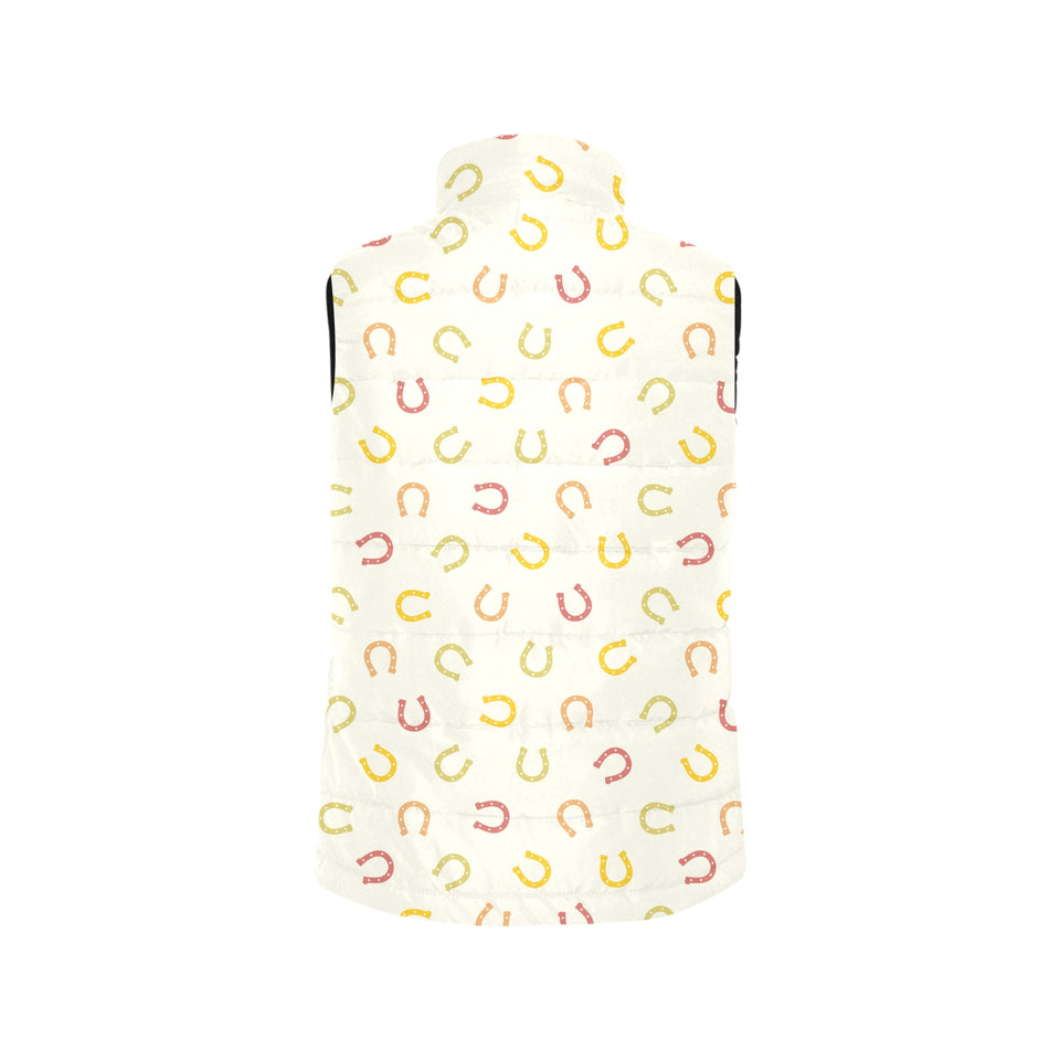 Horseshoes Pattern Print Design 02 Men's Padded Vest