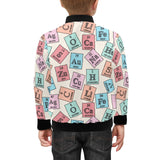 Chemistry Periodic Table Pattern Print Design 02 Kids' Boys' Girls' Bomber Jacket