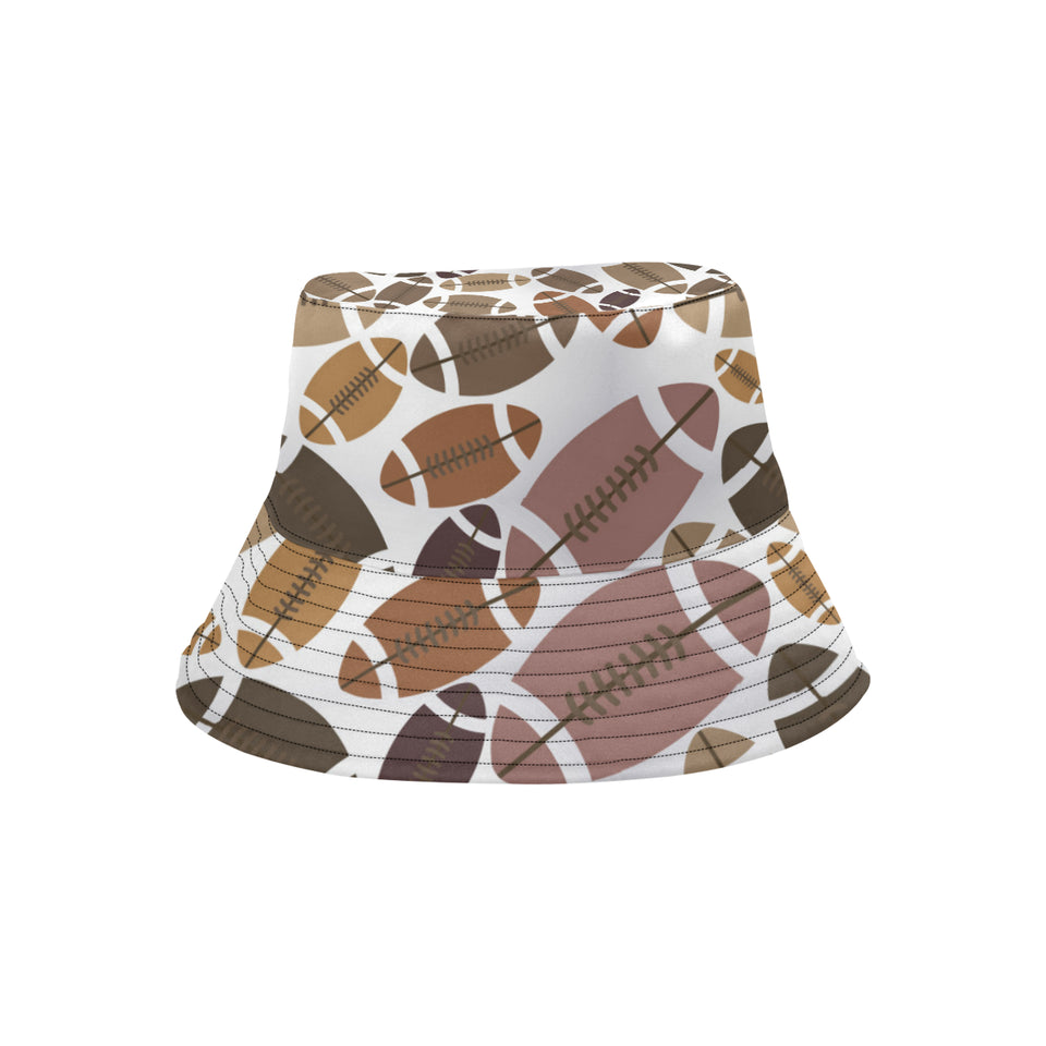 American football ball pattern Unisex Bucket Hat