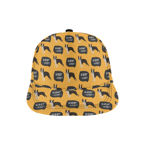 Boston terrier design pattern All Over Print Snapback Cap